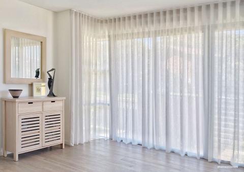 Hand Drawn Curtain Track | Silent Gliss | Blinds by Peter Meyer